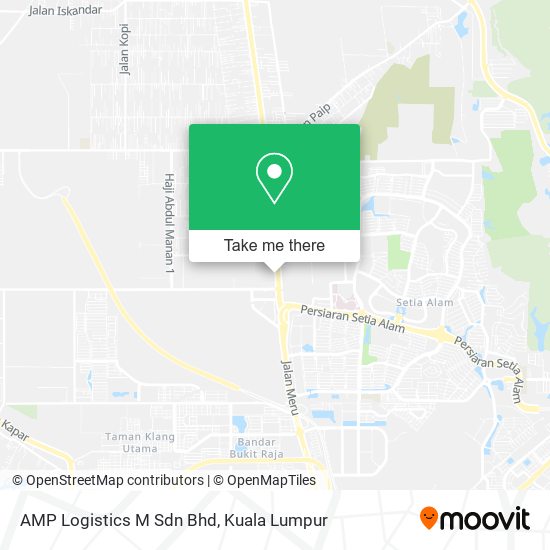 Peta AMP Logistics M Sdn Bhd