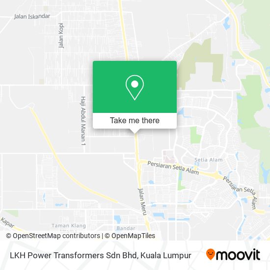 LKH Power Transformers Sdn Bhd map