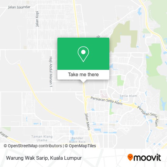 Warung Wak Sarip map