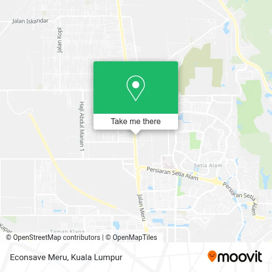 Econsave Meru map