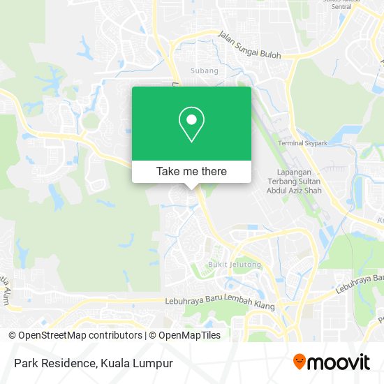 Park Residence map