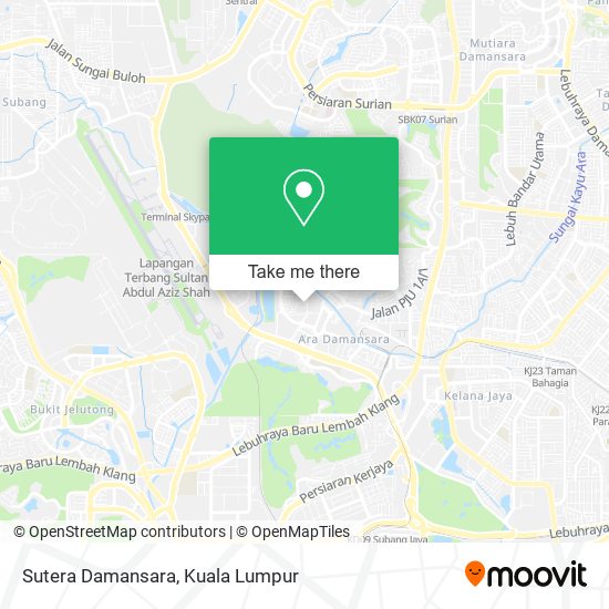 Peta Sutera Damansara