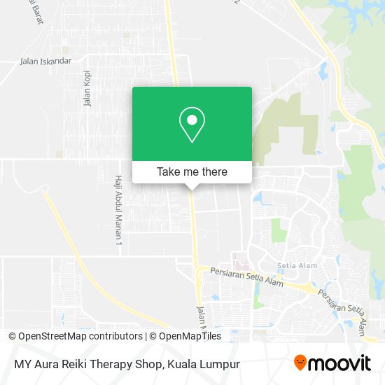 MY Aura Reiki Therapy Shop map