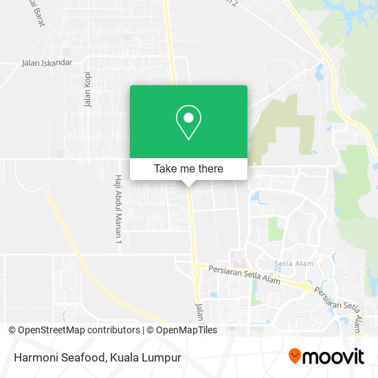 Harmoni Seafood map