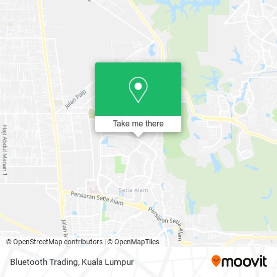 Bluetooth Trading map