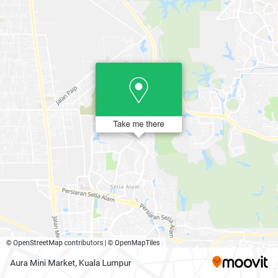 Aura Mini Market map