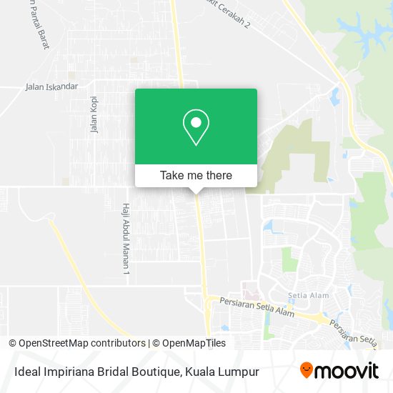 Ideal Impiriana Bridal Boutique map