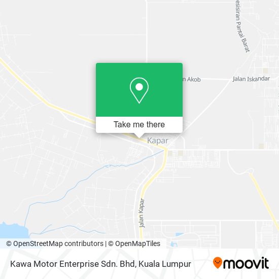 Kawa Motor Enterprise Sdn. Bhd map