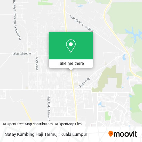 Satay Kambing Haji Tarmuji map