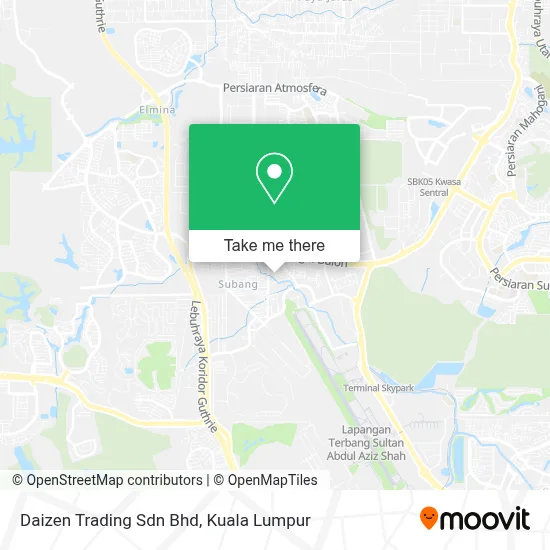 Daizen Trading Sdn Bhd map