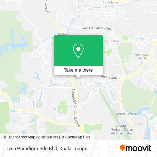 Twin Paradigm Sdn Bhd map