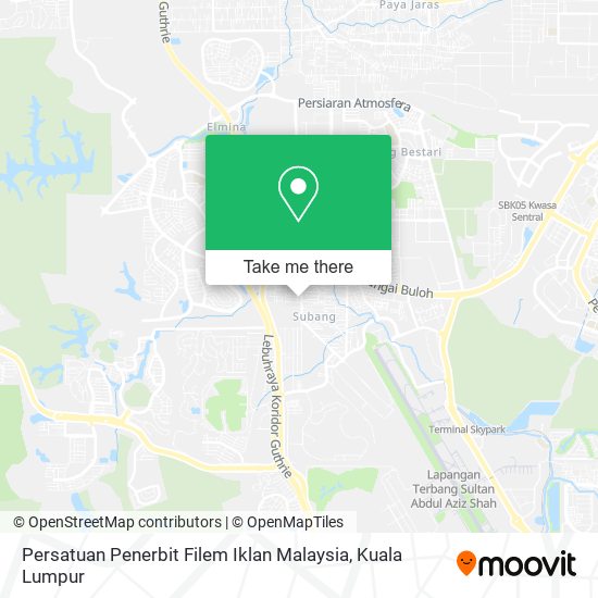 Persatuan Penerbit Filem Iklan Malaysia map