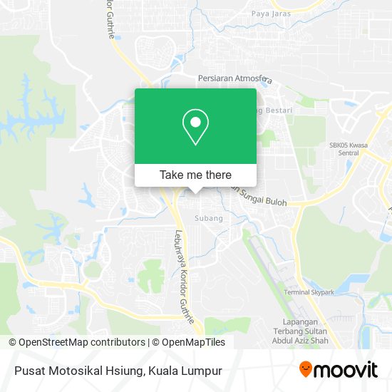 Pusat Motosikal Hsiung map