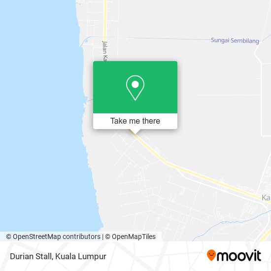 Peta Durian Stall