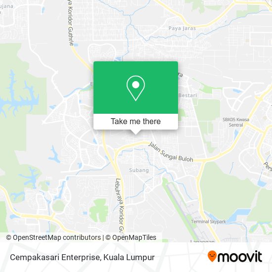 Cempakasari Enterprise map