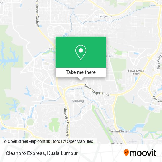 Cleanpro Express map