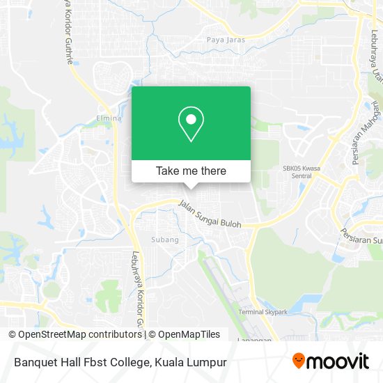 Banquet Hall Fbst College map