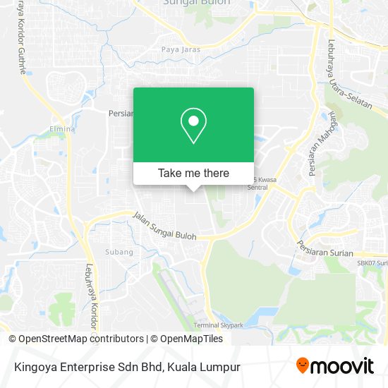 Kingoya Enterprise Sdn Bhd map