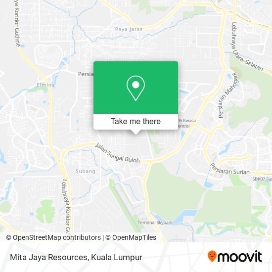 Mita Jaya Resources map