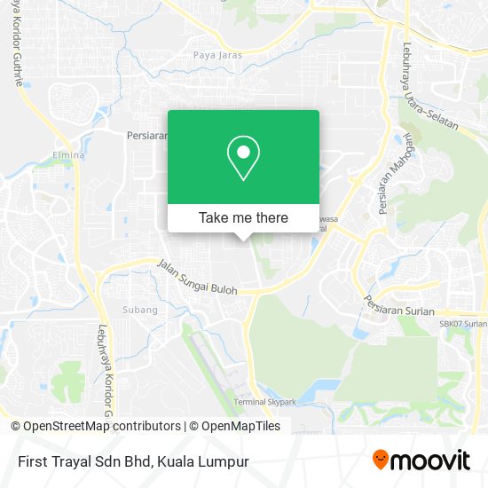 First Trayal Sdn Bhd map