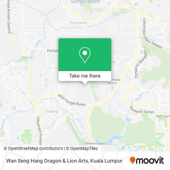 Peta Wan Seng Hang Dragon & Lion Arts