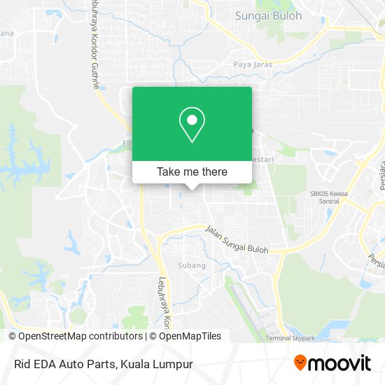 Rid EDA Auto Parts map