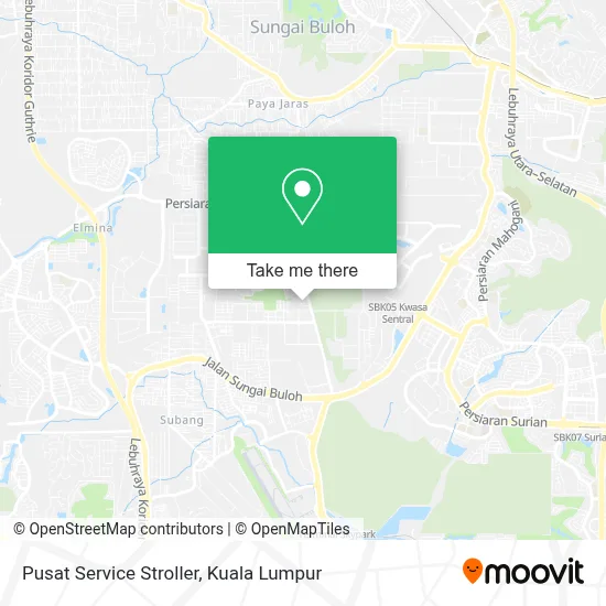 Pusat Service Stroller map