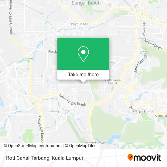Roti Canai Terbang map