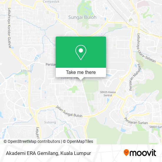Akademi ERA Gemilang map