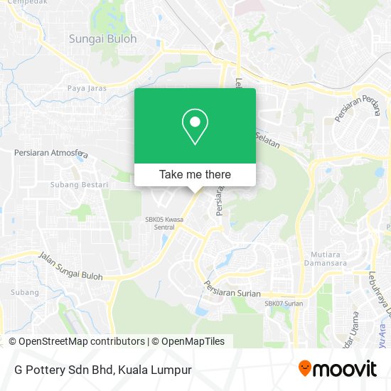 G Pottery Sdn Bhd map