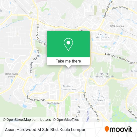 Asian Hardwood M Sdn Bhd map