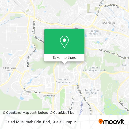 Galeri Muslimah Sdn. Bhd map