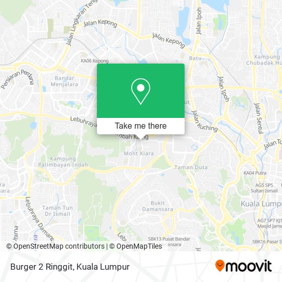 Burger 2 Ringgit map