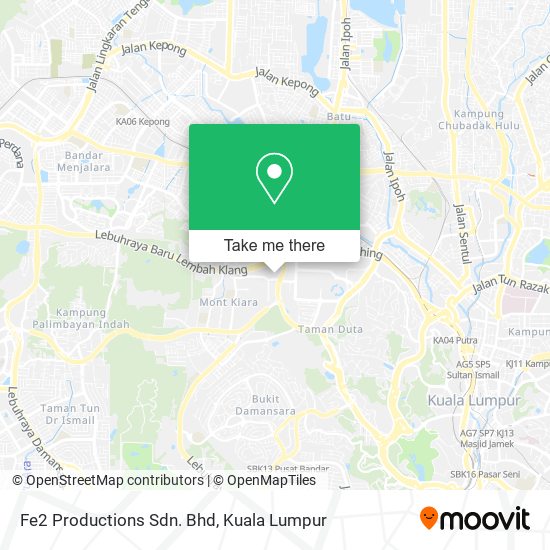 Fe2 Productions Sdn. Bhd map