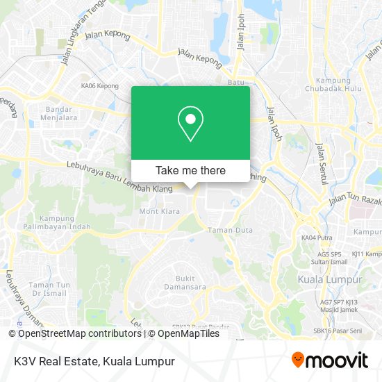 K3V Real Estate map