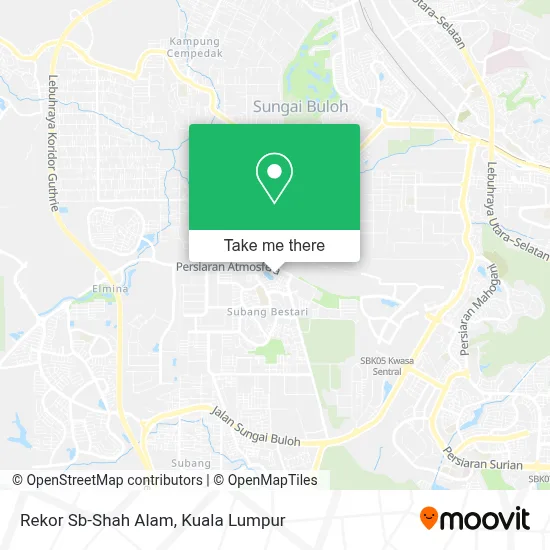 Rekor Sb-Shah Alam map