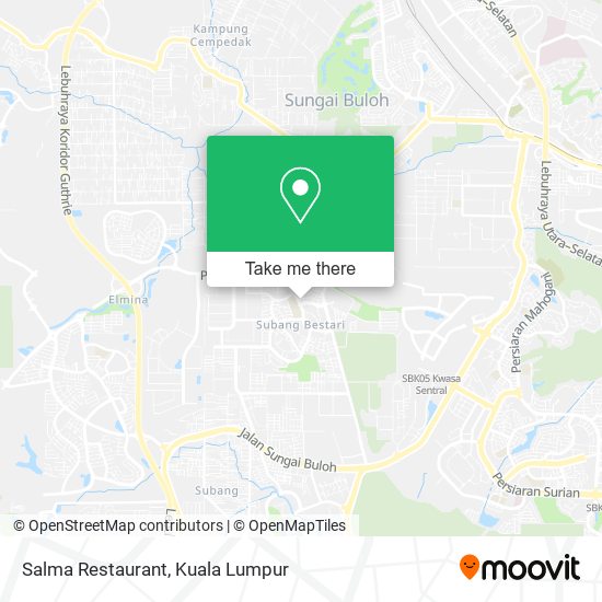 Salma Restaurant map