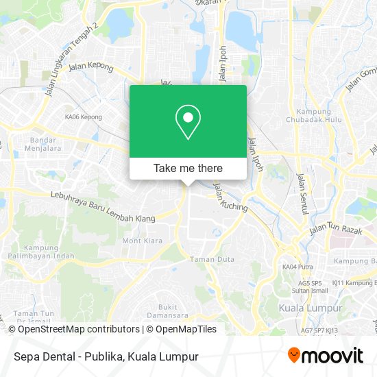 Sepa Dental - Publika map