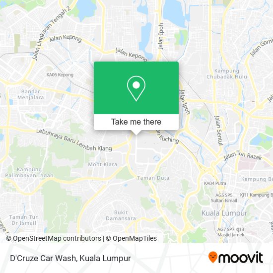 D'Cruze Car Wash map