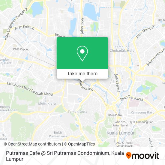 Putramas Cafe @ Sri Putramas Condominium map