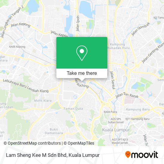 Peta Lam Sheng Kee M Sdn Bhd