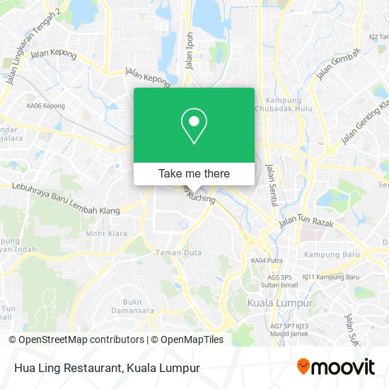 Hua Ling Restaurant map