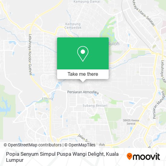 Peta Popia Senyum Simpul Puspa Wangi Delight