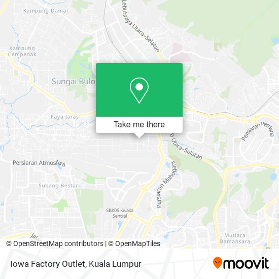Iowa Factory Outlet map