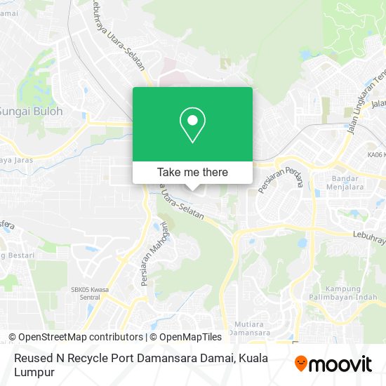 Reused N Recycle Port Damansara Damai map