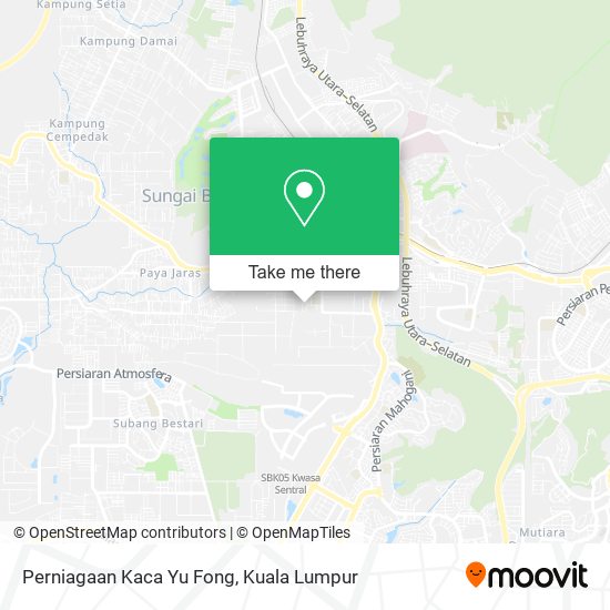 Perniagaan Kaca Yu Fong map