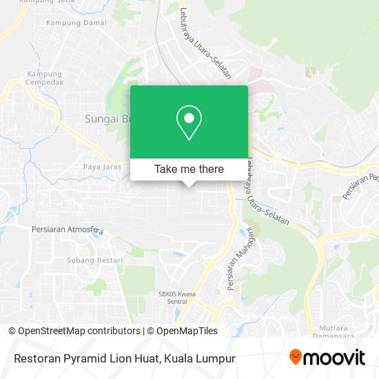 Restoran Pyramid Lion Huat map