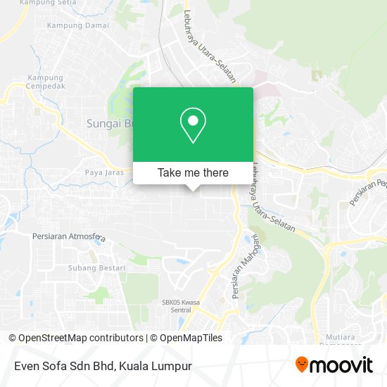 Even Sofa Sdn Bhd map