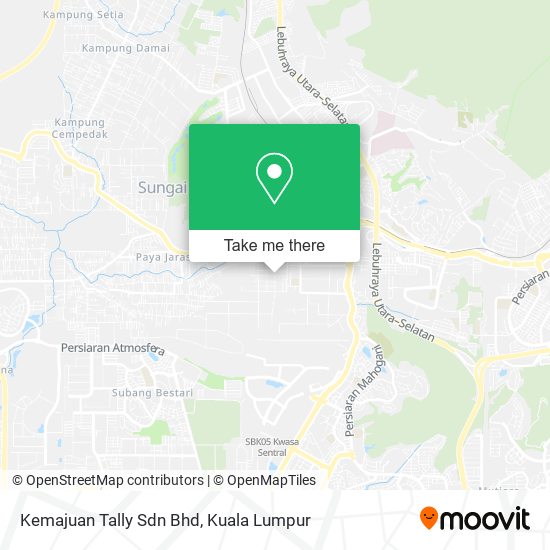 Kemajuan Tally Sdn Bhd map