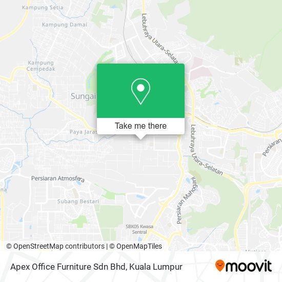 Peta Apex Office Furniture Sdn Bhd